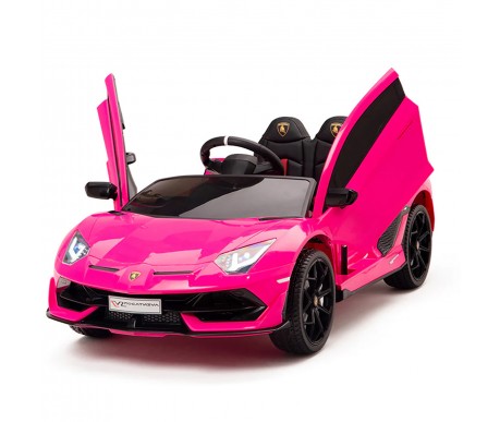 Детский электромобиль Lamborghini SVJ (розовый, 12V) - HL328