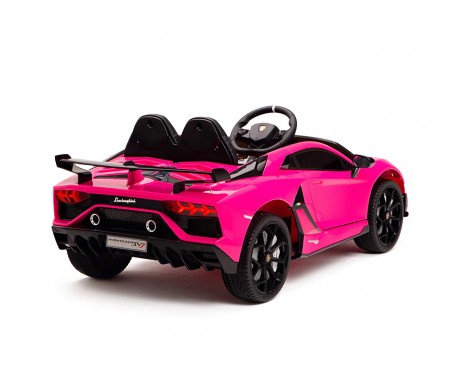Детский электромобиль Lamborghini SVJ (розовый, 12V) - HL328