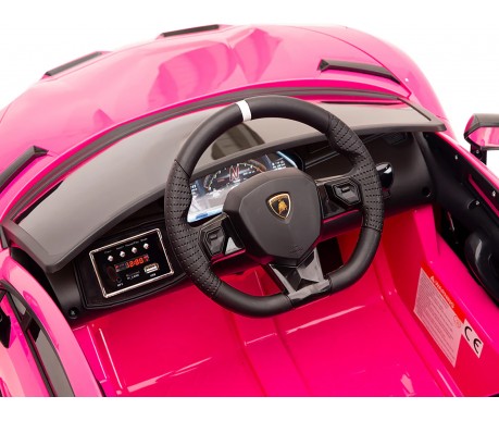 Детский электромобиль Lamborghini SVJ (розовый, 12V) - HL328