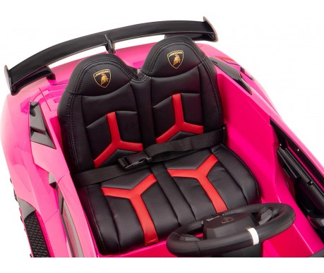 Детский электромобиль Lamborghini SVJ (розовый, 12V) - HL328