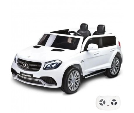 Электромобиль Mercedes Benz GLS63 (белый, 4WD, 12V) - HL228