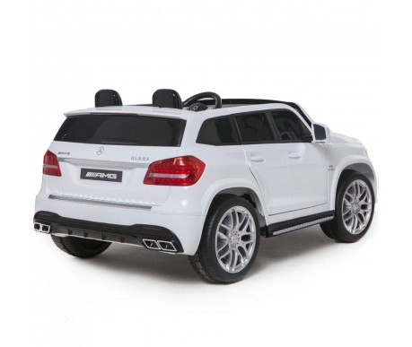 Электромобиль Mercedes Benz GLS63 (белый, 4WD, 12V) - HL228