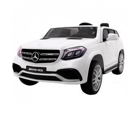 Электромобиль Mercedes Benz GLS63 (белый, 4WD, 12V) - HL228