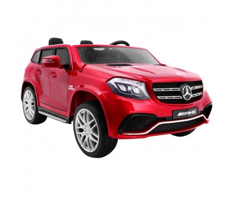 Электромобиль Mercedes Benz GLS63 (красный лак, 4WD, 12V) - HL228
