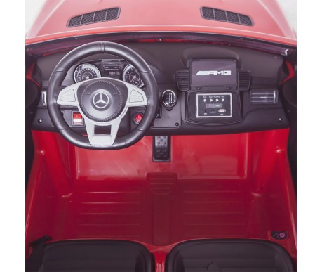 Электромобиль Mercedes Benz GLS63 (красный лак, 4WD, 12V) - HL228