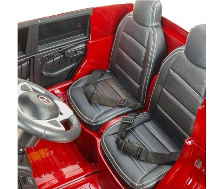 Электромобиль Mercedes Benz GLS63 (красный лак, 4WD, 12V) - HL228