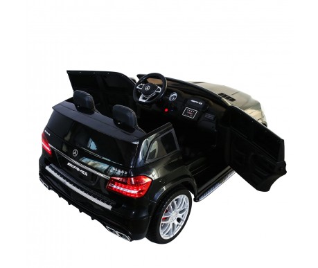 Электромобиль Mercedes Benz GLS63 (черный лак, 4WD, 12V) - HL228
