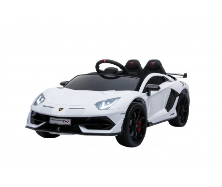 Детский электромобиль Lamborghini SVJ 12V - WHITE - HL328