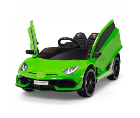 Детский электромобиль Lamborghini SVJ (зеленый, 12V) - HL328