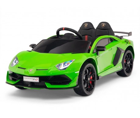 Детский электромобиль Lamborghini SVJ (зеленый, 12V) - HL328