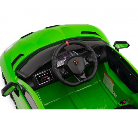 Детский электромобиль Lamborghini SVJ (зеленый, 12V) - HL328