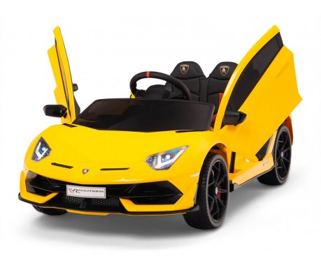 Детский электромобиль Lamborghini SVJ (желтый, 12V) - HL328