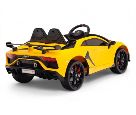 Детский электромобиль Lamborghini SVJ (желтый, 12V) - HL328