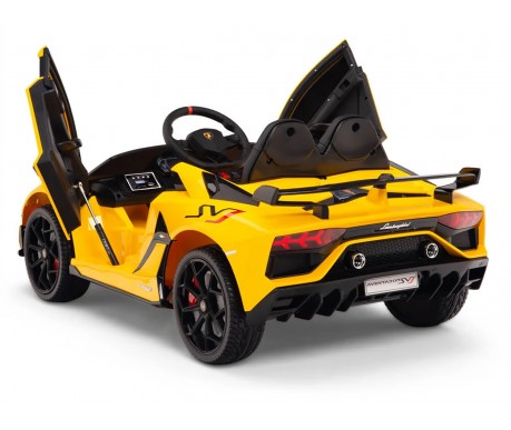 Детский электромобиль Lamborghini SVJ (желтый, 12V) - HL328