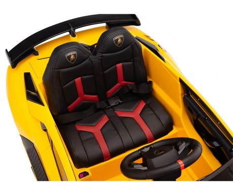 Детский электромобиль Lamborghini SVJ (желтый, 12V) - HL328
