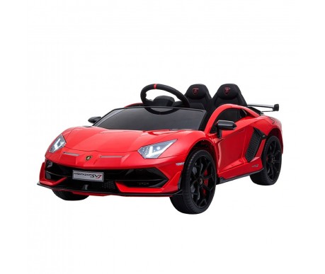 Детский электромобиль Lamborghini SVJ (красный, 12V) - HL328