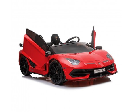 Детский электромобиль Lamborghini SVJ (красный, 12V) - HL328