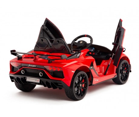 Детский электромобиль Lamborghini SVJ (красный, 12V) - HL328