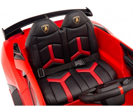 Детский электромобиль Lamborghini SVJ (красный, 12V) - HL328