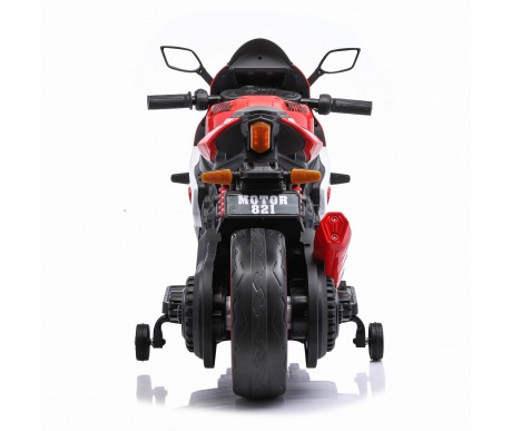 Детский электромотоцикл Ducati (12V, EVA, ручка газа, спидометр) - FT-821-RED-WHITE