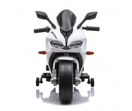 Детский электромотоцикл Ducati (12V, EVA, ручка газа, спидометр) - FT-821-WHITE