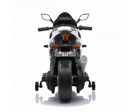 Детский электромотоцикл Ducati (12V, EVA, ручка газа, спидометр) - FT-821-WHITE