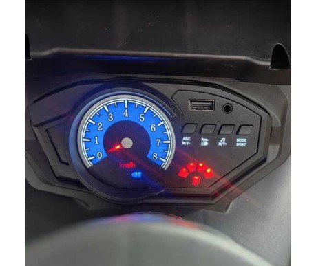 Детский электромотоцикл Ducati (12V, EVA, ручка газа, спидометр) - FT-821-WHITE