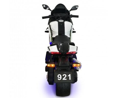 Детский электромотоцикл Ducati (12V, EVA, ручка газа, спидометр) - FT-921-WHITE