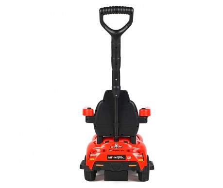 Электромобиль каталка 3in1 Toyota GR SUPRA GT4 (6V, EVA, ручка, пульт) - SMT-519B-RED