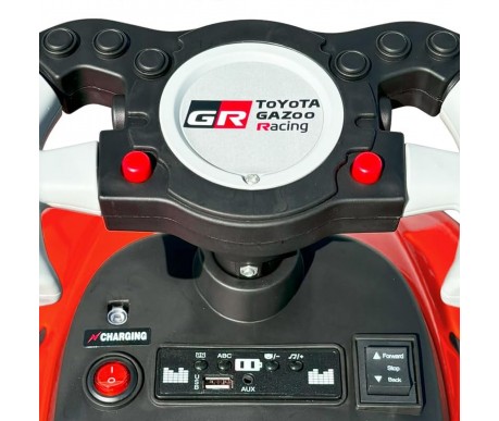 Электромобиль каталка 3in1 Toyota GR SUPRA GT4 (6V, EVA, ручка, пульт) - SMT-519B-RED
