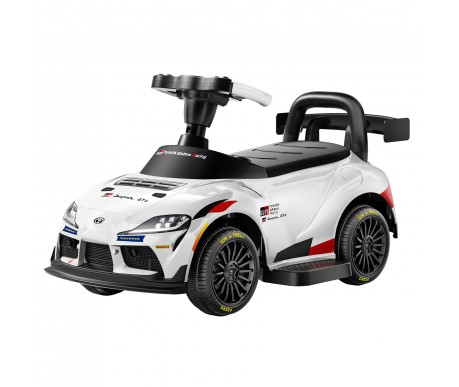 Электромобиль каталка Toyota GR SUPRA GT4 (6V, EVA, пульт) - SMT-519-WHITE