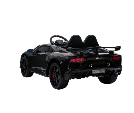 Детский электромобиль Lamborghini SVJ (черный, 12V) - HL328