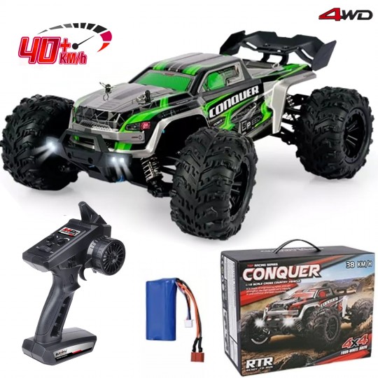 Радиоуправляемый внедорожник Conquer 4WD 1:16 - SCY-16102-GREEN