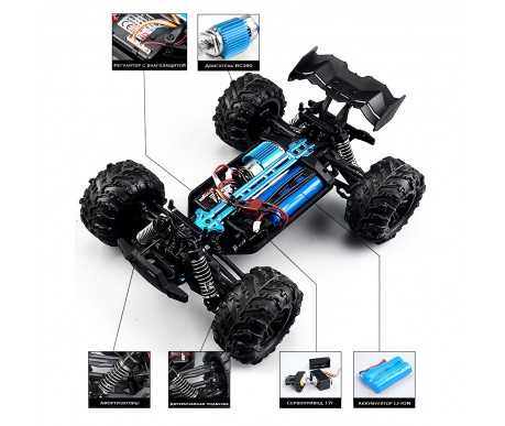 Радиоуправляемый внедорожник Rapidly 4WD 1:16 - SCY-16101-BLUE