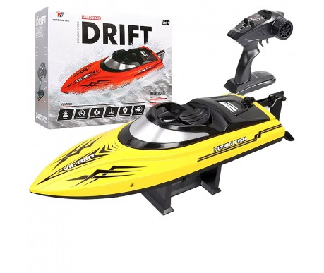 Радиоуправляемый катер DRIFT (30 см, 25 км/ч) - HJ811-YELLOW