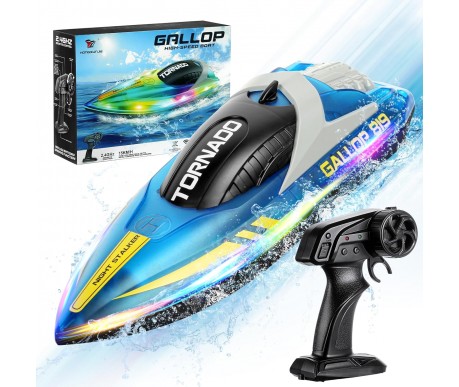 Радиоуправляемый катер Gallop (25 см, 15 км/ч) - HJ819-BLUE