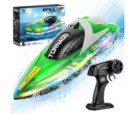 Радиоуправляемый катер Gallop (25 см, 15 км/ч) - HJ819-GREEN