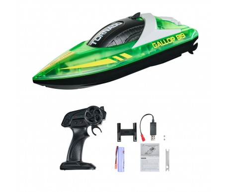 Радиоуправляемый катер Gallop (25 см, 15 км/ч) - HJ819-GREEN
