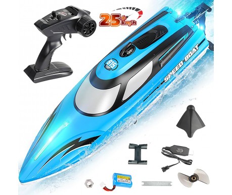 Радиоуправляемый катер SET SAIL (36 см, 25 км/ч) - HJ815-BLUE