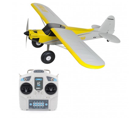 Радиоуправляемый самолет S Cub 1500mm Yellow RTF + Flight Controller - TOP126E