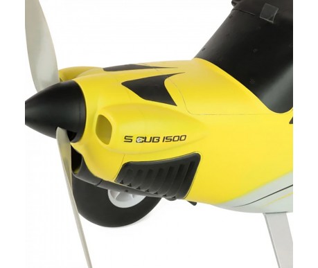Радиоуправляемый самолет S Cub 1500mm Yellow RTF + Flight Controller - TOP126E