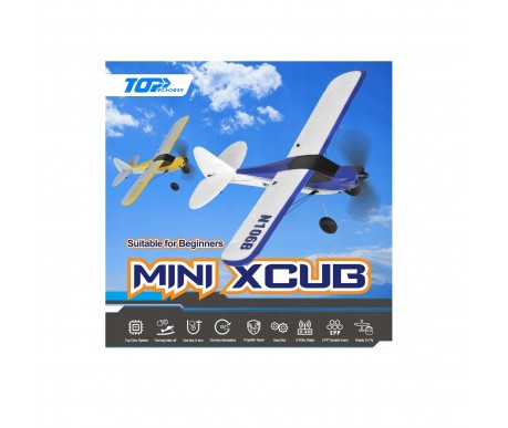 Радиоуправляемый самолет Top RC 450mm Mini Xcub with Gyro RTF - TOP106B02