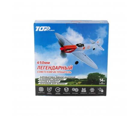 Радиоуправляемый самолет истребитель (6-axis, EPP, 450 мм, RTF) - TOP003B02