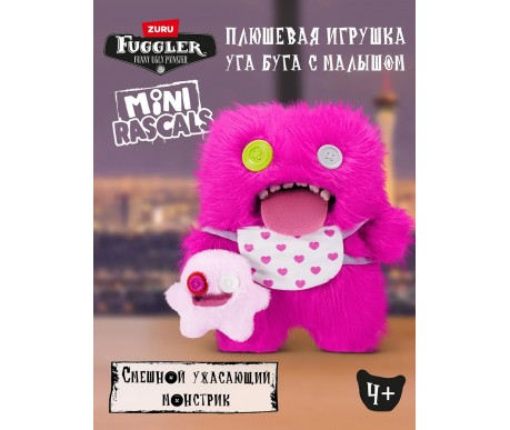 Мягкая игрушка FUGGLER Розовый Ласкун - 15732A