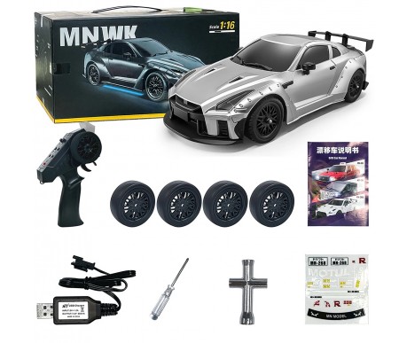 Радиоуправляемая машина для дрифта Nissan GTR - MN-268-GREY