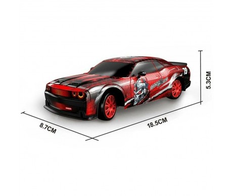 Радиоуправляемая машина для дрифта Dodge (19 см, 15 км/ч, сменные колеса, фишки) - SC24A24