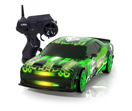 Радиоуправляемая машина для дрифта Dodge (19 см, 15 км/ч, сменные колеса, фишки) - SC24A25