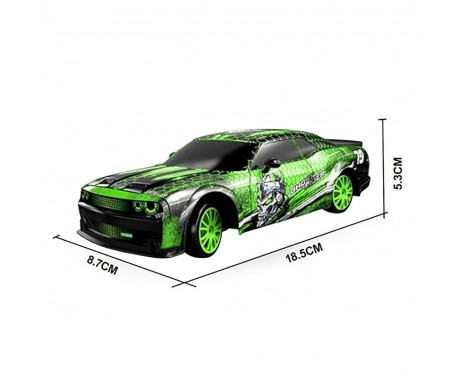 Радиоуправляемая машина для дрифта Dodge (19 см, 15 км/ч, сменные колеса, фишки) - SC24A25