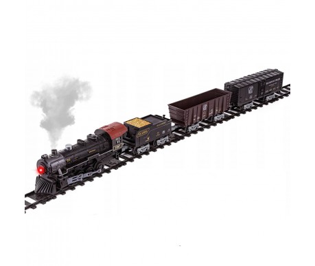 Детская железная дорога Fenfa с паром, свет, звук - 1613D