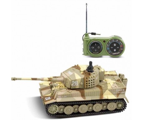 Радиоуправляемый танк Great Wall Tiger (песочный камуфляж, 35MHz, 1:72) - 2117-2